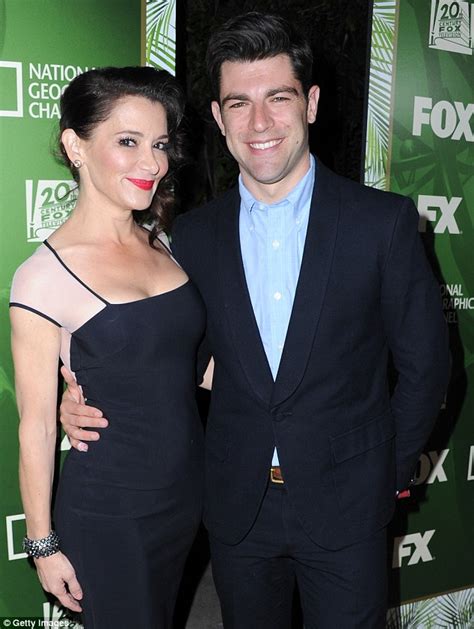 tess sanchez|max greenfield and wife.